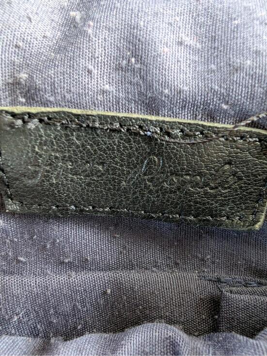 Free People Tapestry Foldover Tote Fringe Boho Tribal Leather Strap Shoulder Bag - Picture 7 of 8